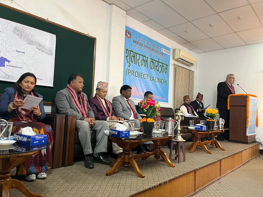 विश्व बैंकको सहुलियत ऋण सहयोगमा खानेपानी क्षेत्रगत सुशासन तथा पूर्वाधार सहयोग आयोजनाको शुभारम्भ