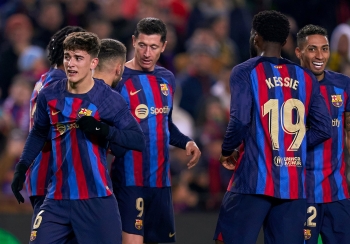 बार्सिलोनालाई आठ अंकको अग्रता