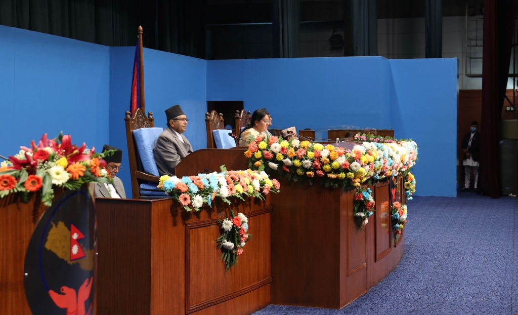यस्तो छ संघीय संसद्मा राष्ट्रपतिको सम्बोधनको पूर्णपाठ