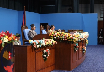 यस्तो छ संघीय संसद्‍मा राष्ट्रपतिको सम्बोधनको पूर्णपाठ