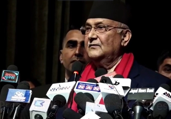 भ्यालेन्टाइन डेमा अखिल कार्यकर्तालाई ओलीले भने- ‘आइ लभ यु टू’