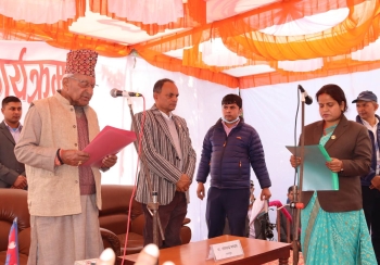 मधेस सरकारले पायो पूर्णता, माओवादीका मन्त्रीद्वारा शपथ