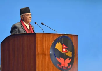 राष्ट्रलाई अस्थिरताबाट जोगाउन प्रचण्डलाई प्रधानमन्त्री बनायौँ : केपी ओली