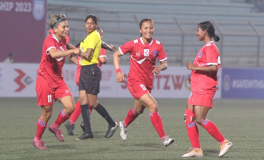 साफ यु–२० महिला च्याम्पियनसिप : नेपाल र भारतबीच प्रतिस्पर्धा हुँदै