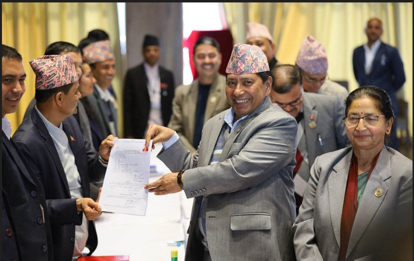 राष्ट्रियसभा उपाध्यक्षमा अर्यालको उम्मेदवारी दर्ता : श्रेष्ठ, दाहाल र देवकोटा प्रस्तावक