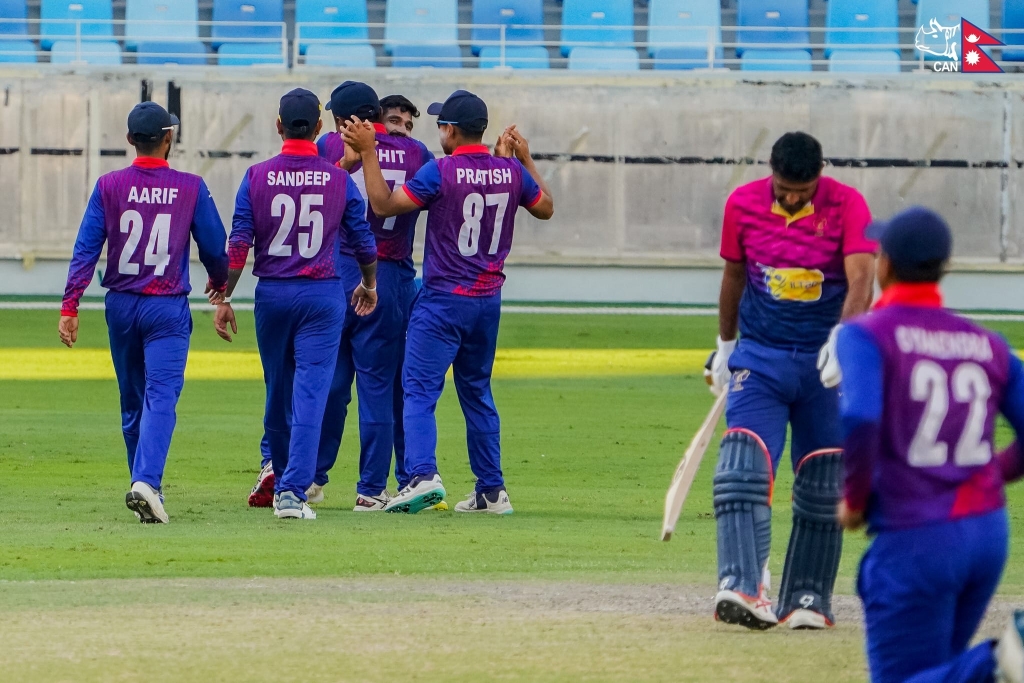 विश्वकप लिग- २: युएइलाई हराए नेपालको ४ वर्षका लागि एकदिवसीय मान्यता पक्का