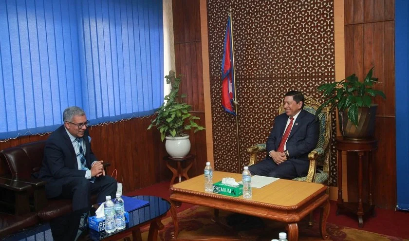 उपप्रधानमन्त्री श्रेष्ठसँग बंगलादेशका राजदूतको शिष्टाचार भेट