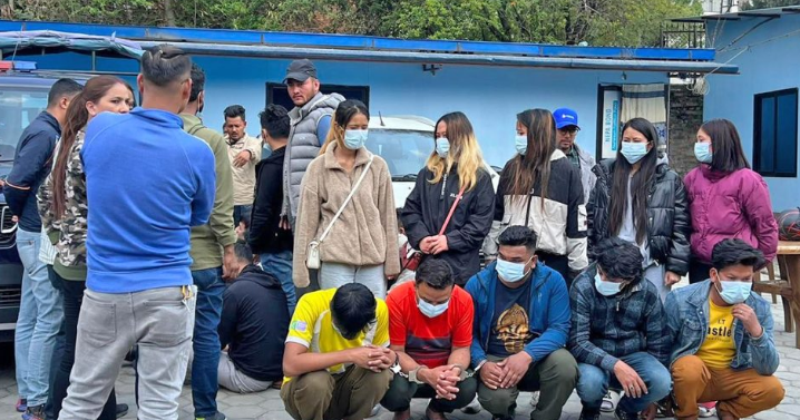 अनलाइन ठगीको अभियोगमा चिनियाँ नागरिकसहित १९ जना पक्राउ