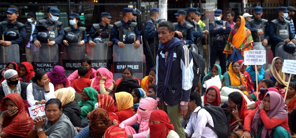 मिटरब्याजी पीडितहरूद्धारा गृहमन्त्रीको राजीनामा माग