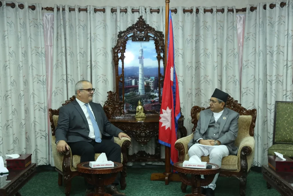 सभामुख घिमिरे र क्युवाका राजदूतको शिष्टाचार भेट