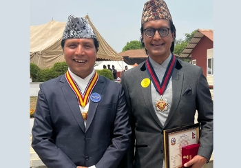 राजेश हमाल, दीपकराज गिरीसहित ४५ जना कलाकारलाई राष्ट्रपतिबाट विभूषण प्रदान