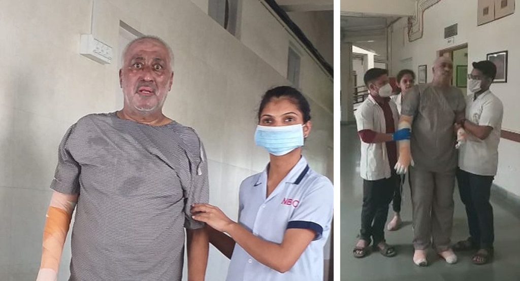 कांग्रेस नेता डा. भण्डारीको स्वास्थ्यमा सुधार