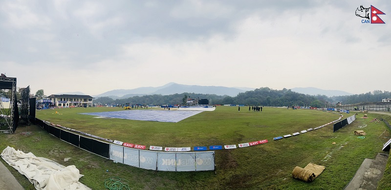 नेपाल र  साउदी अरेबियाबीचको खेल वर्षाका कारण प्रभावित