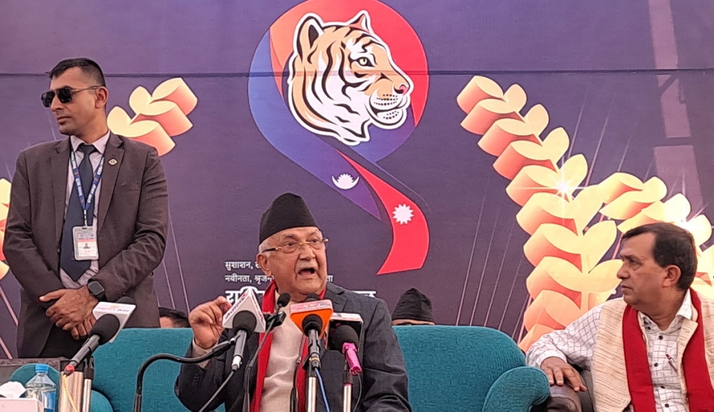 नेकपा एमाले अध्यक्ष ओली भन्छन् – युवा सङ्घमा गुटबन्दी हुँदैन