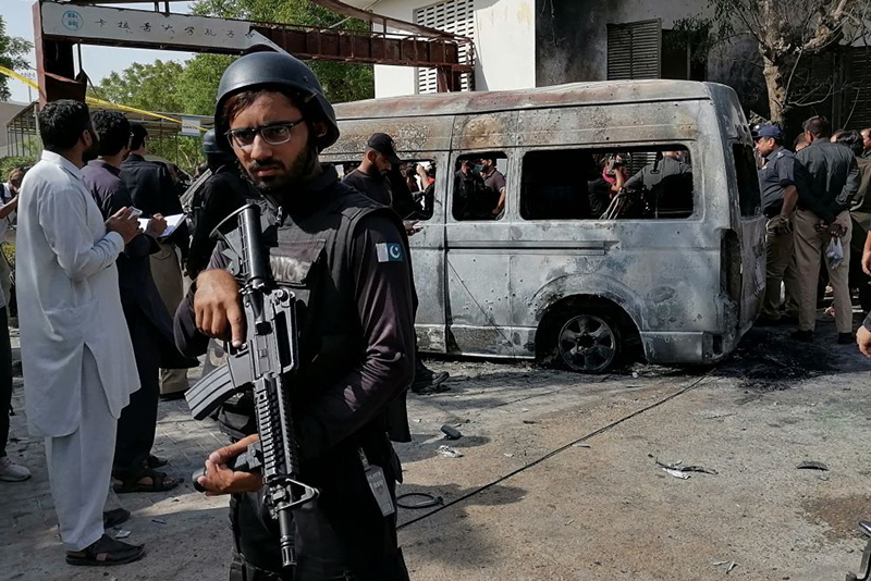 पाकिस्तानको प्रतिआतंक कार्यालयमा विष्फोट हुदा बाह्र जनाको मृत्यु