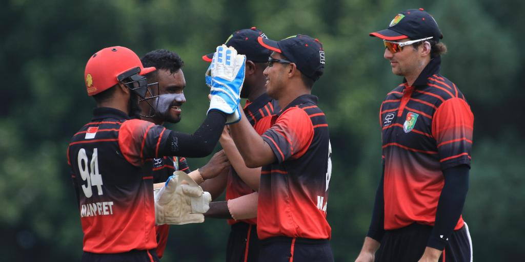 बहराइनद्वारा सिंगापुरलाई २८७ रनको लक्ष्य