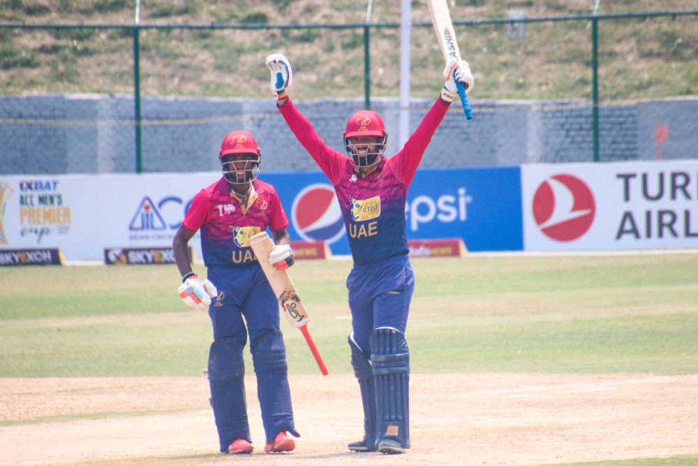 वृत्य र वासिमको सानदार शतकमा सिंगापुरलाई ४७२ रनको विशाल लक्ष्य