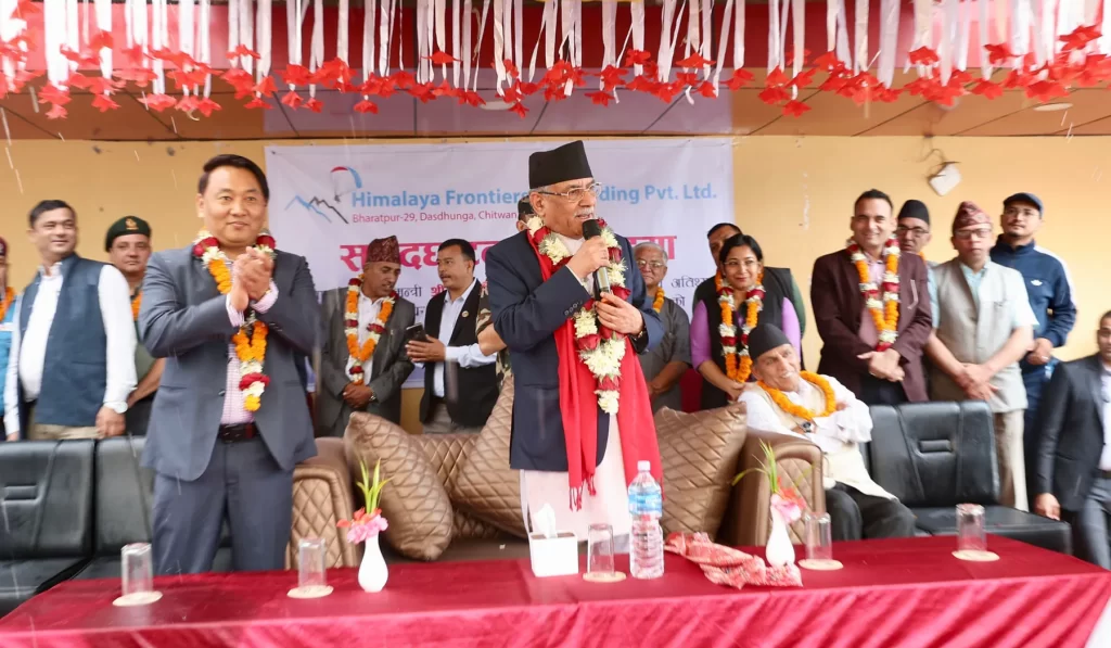 पर्यटन प्रवर्द्धनका लागि प्याराग्लाइडिङले ठूलो मद्दत पुग्छ : प्रधानमन्त्री दाहाल