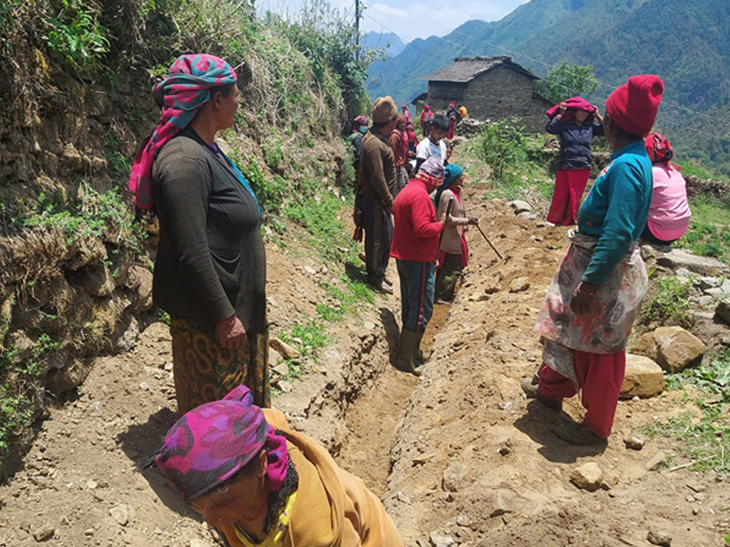 ४३ दिनमै खानेपानी योजना सम्पन्न