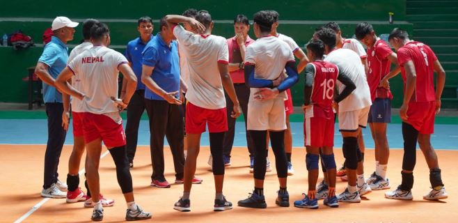 एसियन गेम्सः पुरुष भलिबल टिम इरानसँग पराजित हुँदै प्रतियोगिताबाट बाहिरियो