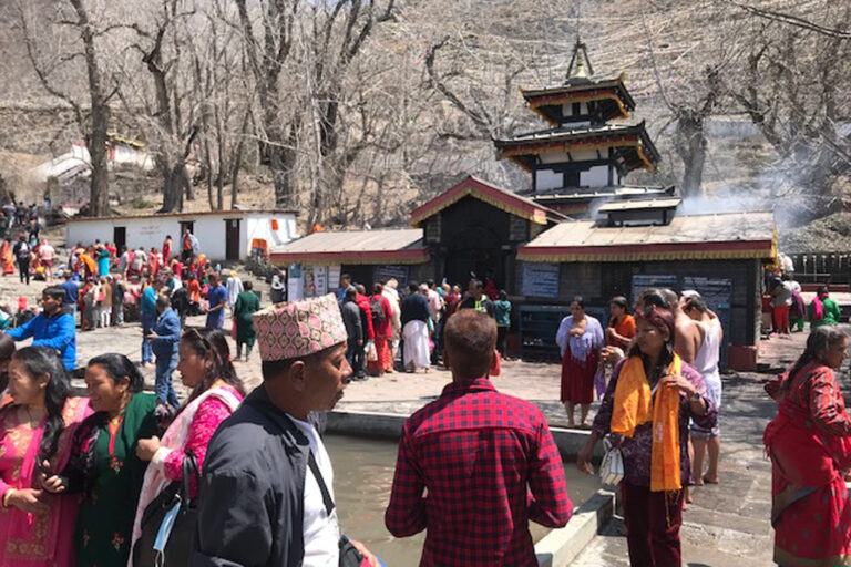 मुक्तिनाथमा धार्मिक पर्यटक चहलपहल बढ्यो