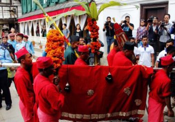 आज बडादसैँको सातौँ दिन, फूलपाती भित्र्याइँदै