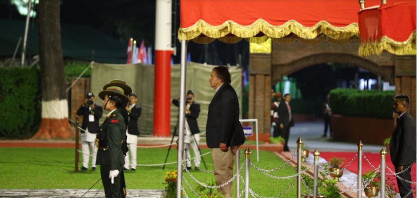 नेपाली सेनाद्धारा महासचिव गुटेरेसलाई गारत सम्मान