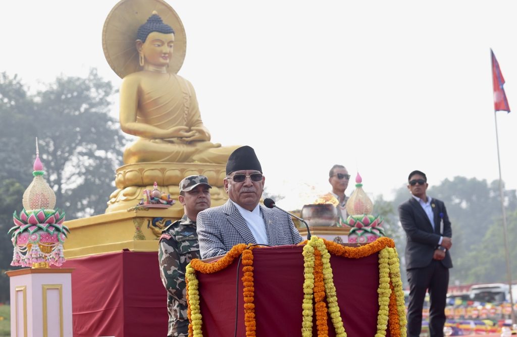 रामग्राम स्तुप क्षेत्र विकास गुरुयोजना कार्यान्वयन गर्ने प्रधानमन्त्रीको प्रतिबद्धता