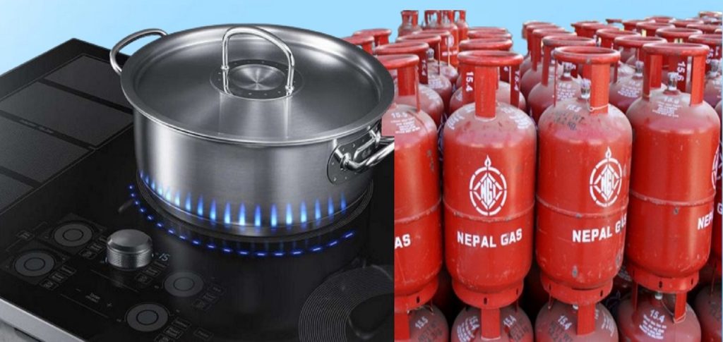 खाना पकाउने ग्यासको खपत घट्दो