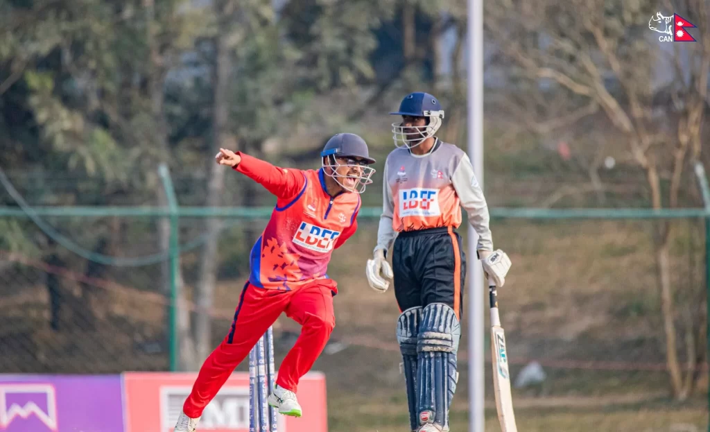 आसिफको शतकका बावजुत कणालीसँग एपीएफको हार, शीर्ष ४ मा रहन असफल