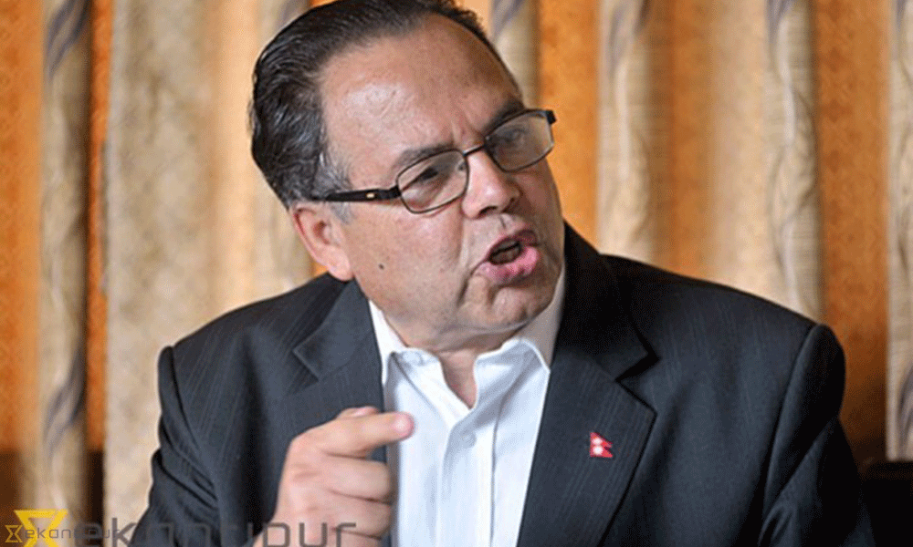 विकास योजनामा भारतीय दूतावासले सोझै रकम दिनु राष्ट्रहित विपरीत झलनाथ खनाल