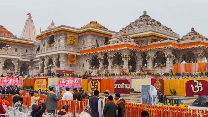 अयोध्याको राम मन्दिरमा प्राण प्रतिष्ठा शुरु (लाइभ)