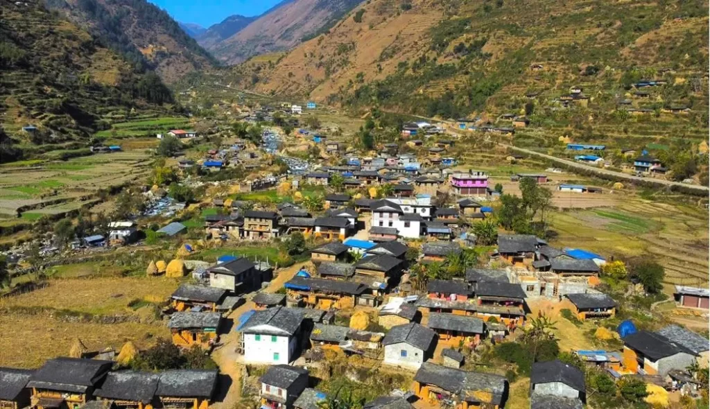 फेरियो निसी गाउँको स्वरुप