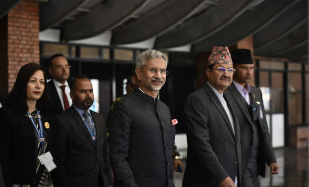 नेपाल आइपुगे भारतीय विदेशमन्त्री जयशंकर