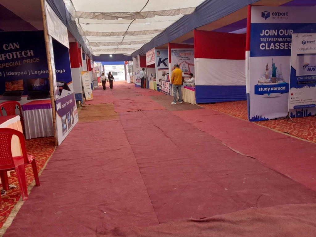 क्यान इन्फोटेक सुनसरीको हरिबिजोग, ६५ मध्ये ४४ स्टल खाली