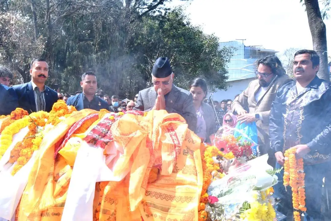 आचार्यको निधनले मुलुकलाई अपुरणीय क्षति ; ओली