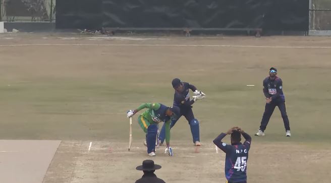 दीपेन्द्रले ७ विकेट लिएपछि पुलिसले सुदूरपश्चिमलाई सहजै हरायो