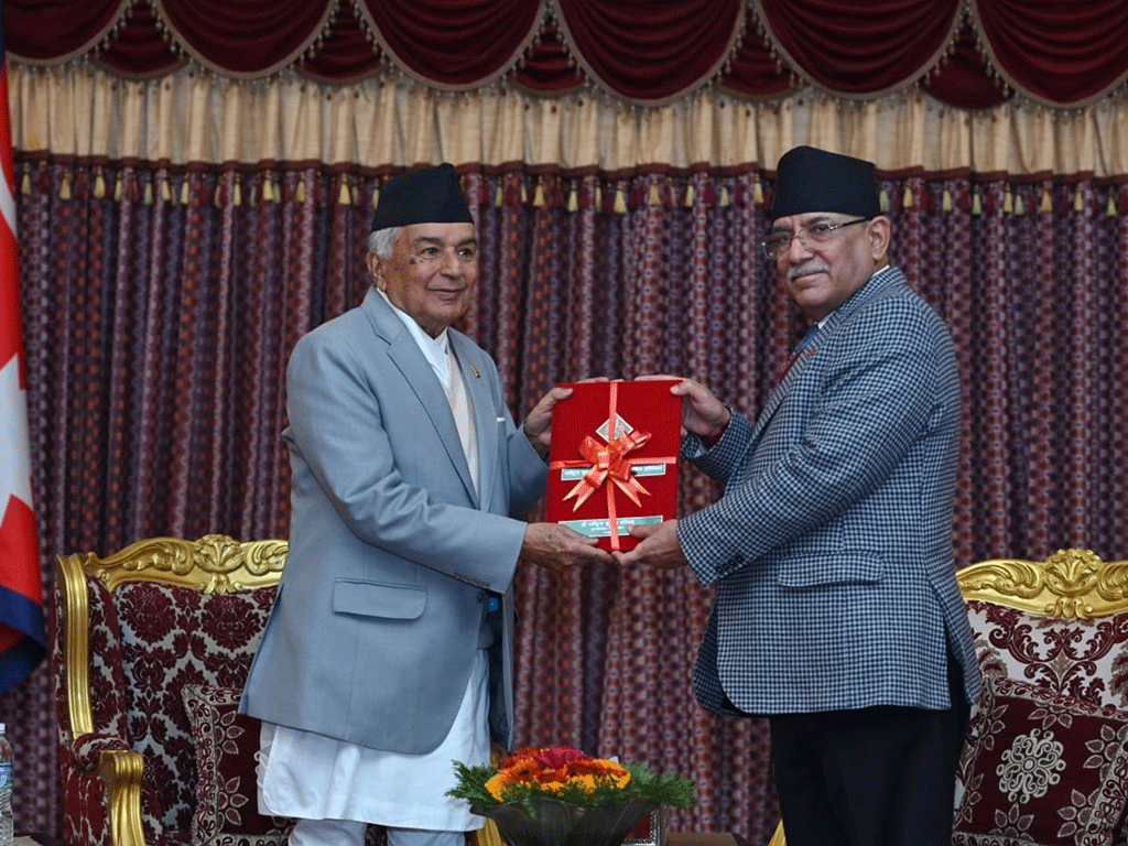 प्रधानमन्त्रीबाट राष्ट्रपति समक्ष प्रतिवेदन पेस