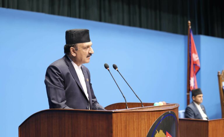 आगामी वर्षको बजेटका सिद्धान्त र प्राथमिकता संसद्मा पेश