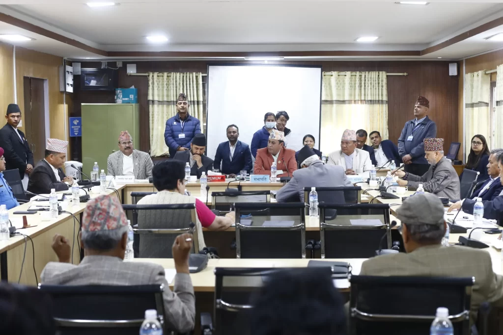 राज्य व्यवस्था समितिको एजेन्डामाथि एमाले सांसदको आपत्ति