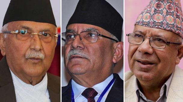 प्रधानमन्त्री, ओली र माधव नेपालबीच भेटवार्ता