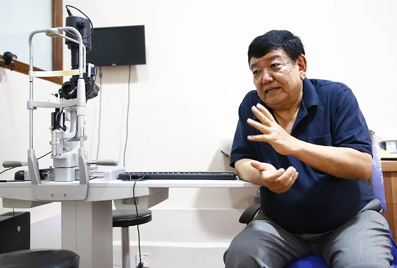 सन्दुक रुइतको नेतृत्वमा १५४ जनाको आँखाको निःशुल्क शल्यक्रिया