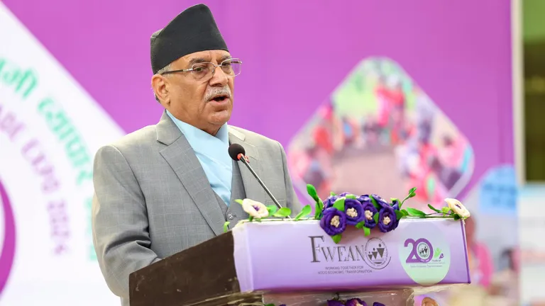 आधा आकाश ओगट्ने महिलालाई नसमेटी आर्थिक सबलीकरणको कल्पना गर्न सकिँदैनः प्रधानमन्त्री
