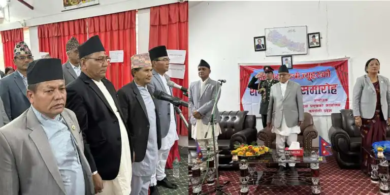 कर्णालीमा ५ मन्त्री र एक राज्यमन्त्रीले लिए शपथ