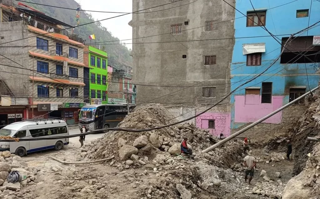 बेनीमा कृषि बजारको भवन निर्माण सुरु