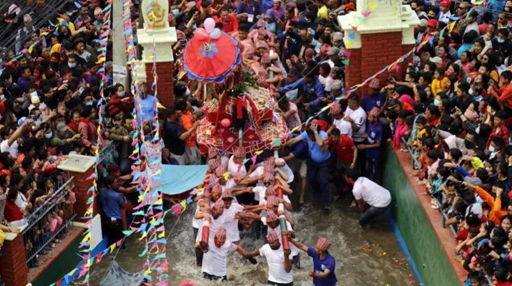 टोखामा तीनदिने ‘पाँहाचह्रे’ जात्रा सुरु