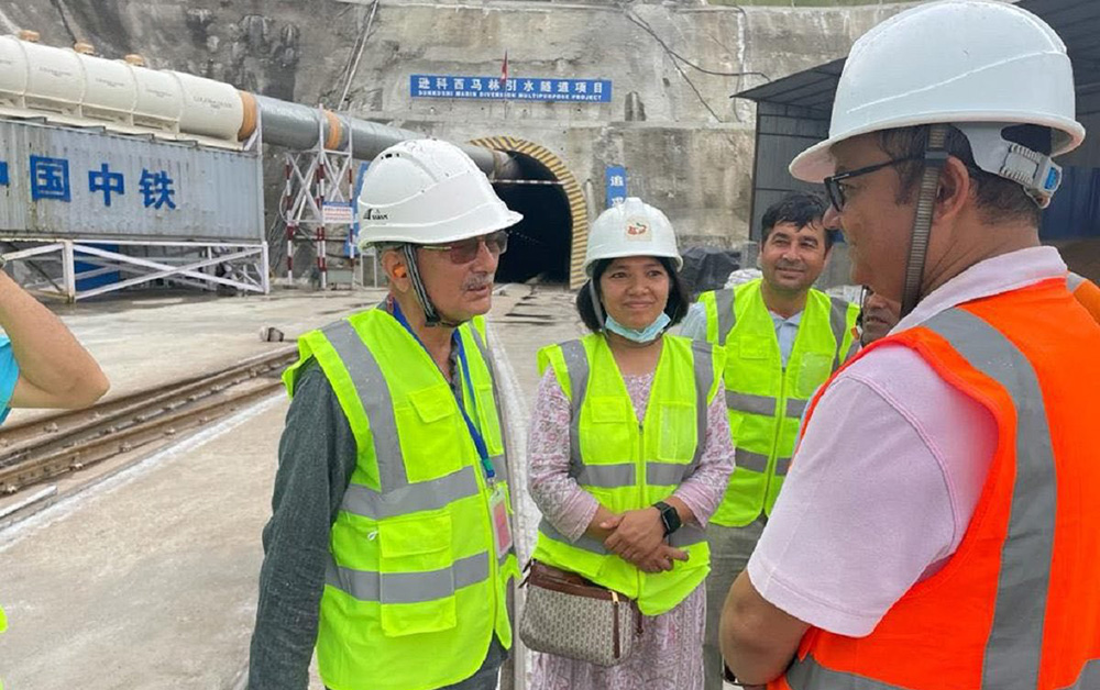 सुनकोशी डाइभर्सनको निरीक्षणपछि बाबुराम भन्छन्- कृषिक्रान्ति नै देशको समृद्धिको पहिलो आधार