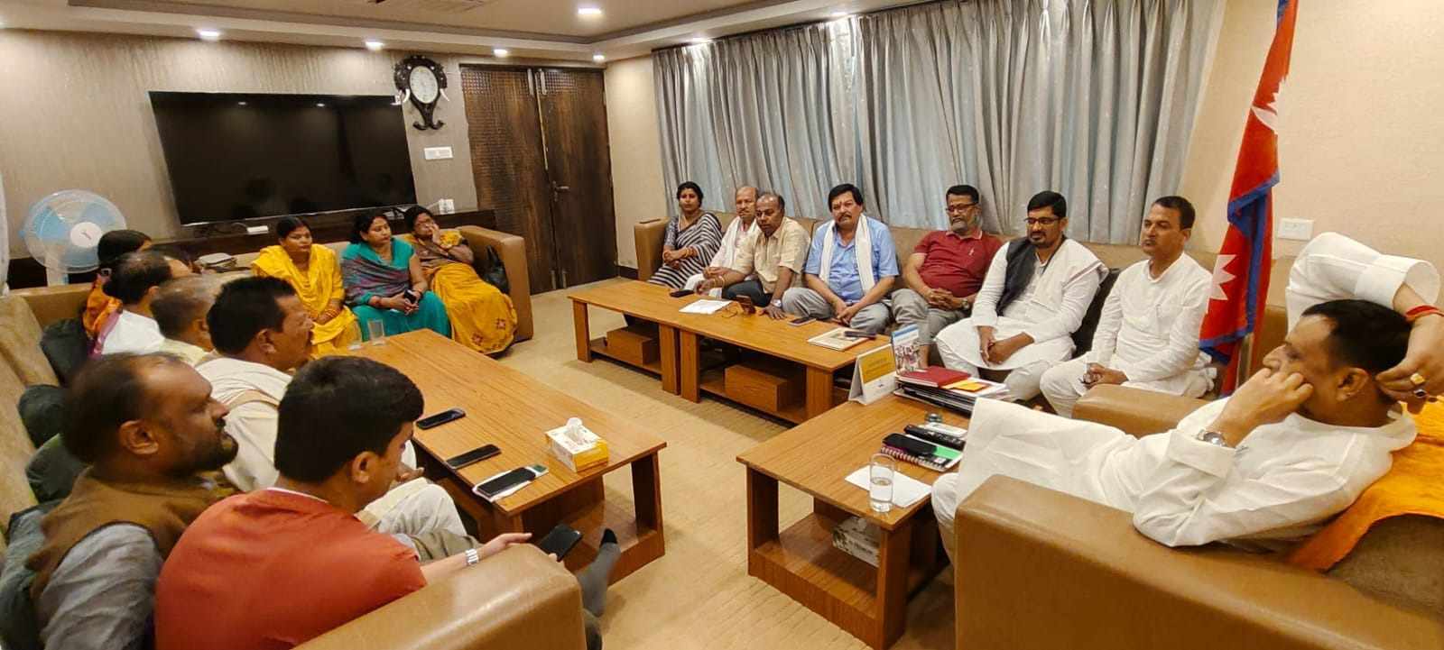 जसपा नेपाल मधेश प्रदेशको संसदीय दलको बैठक सम्पन्न