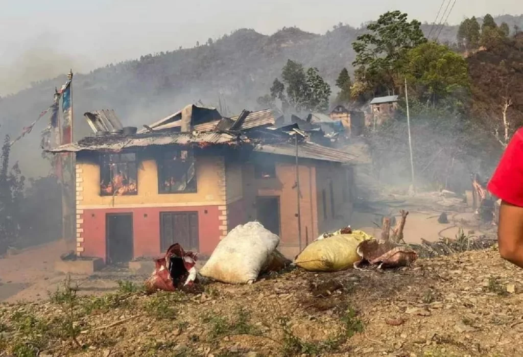 आगलागीबाट दुई करोड २६ लाखको क्षति