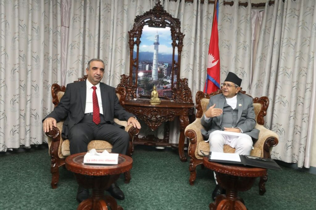 सभामुख घिमिरे र युएईका राजदूतबीच भेटवार्ता